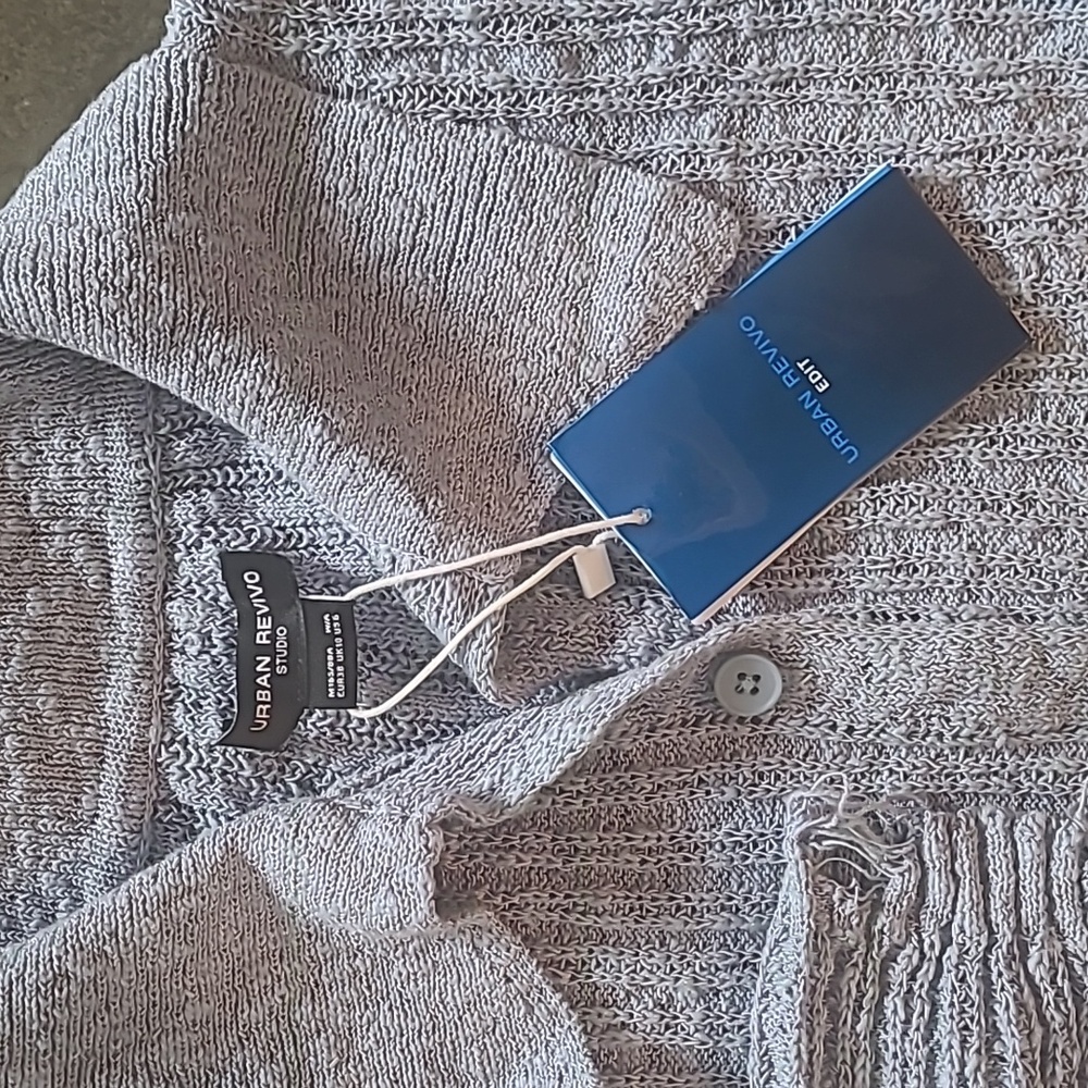 NWT URBAN REVIVO SKATER SKINNY KNITTED CARDIGAN - Picture 7 of 9